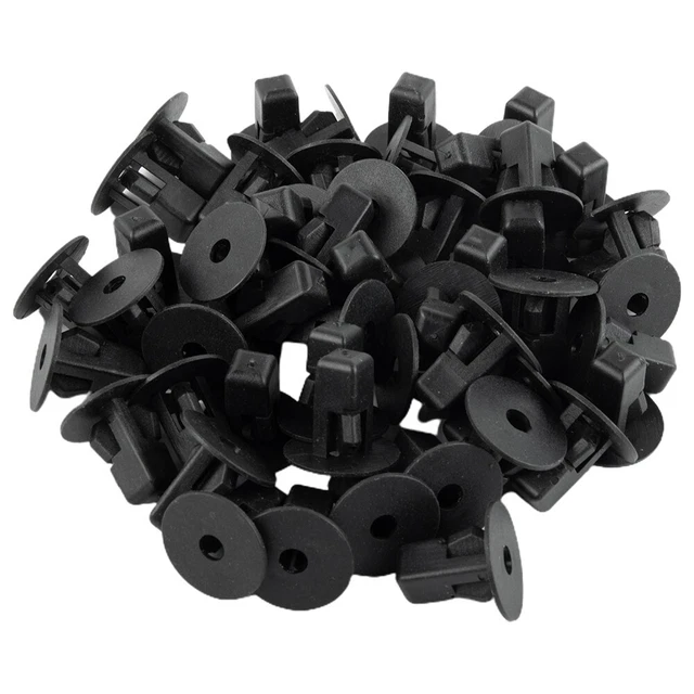 10 x Clips Agrafe Plastique 8mm Bouclier/Garnissages/Habillages/Joint de Capot - Pour Honda Mazda Nissan - 91545SE0003 - LIVRAISON GRATUITE