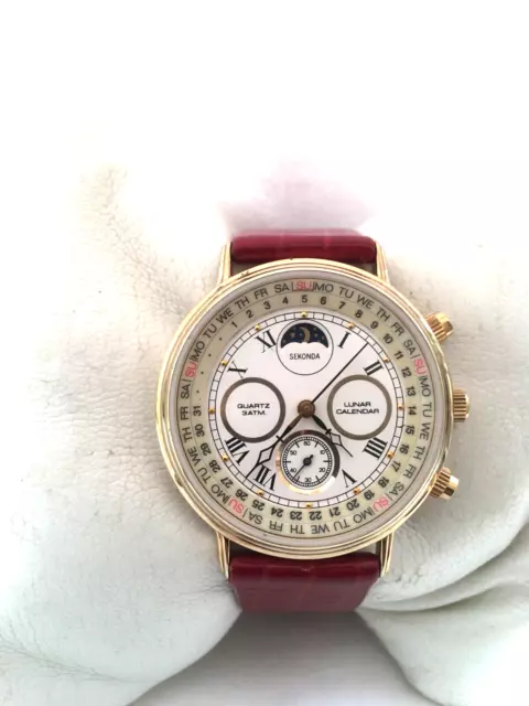 Sekonda lunar calendar watch cheap