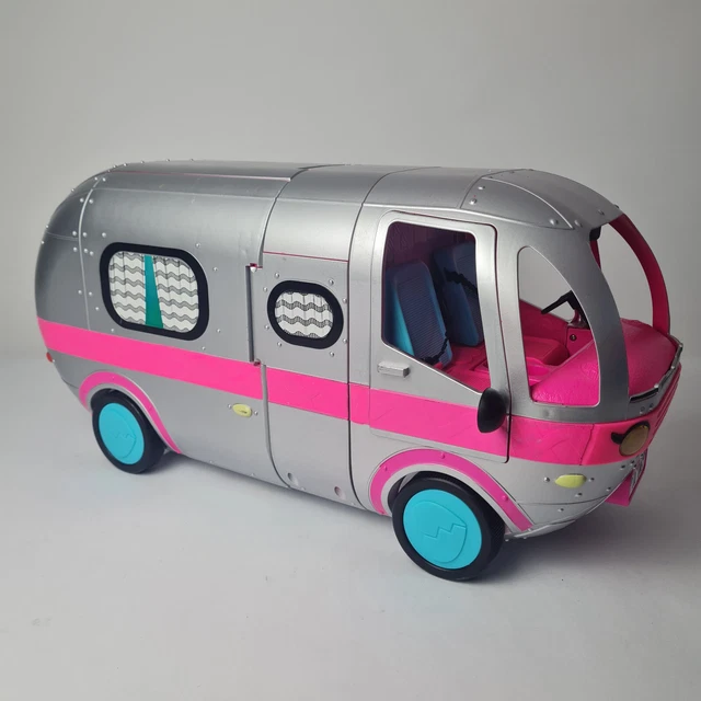 LOL SURPRISE OMG Glamper Fashion Camper Bus silber rosa EUR 59,00