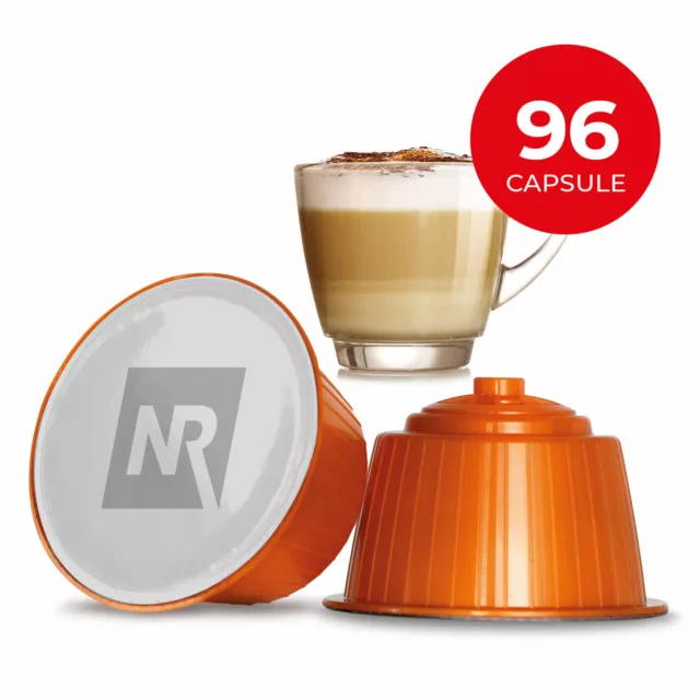 96 Capsule Cialde Caffe 100% Compatibili NESCAFE DOLCE GUSTO Cappuccino Classico