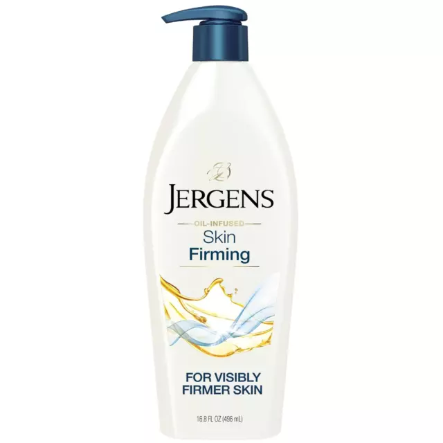 Jergens Skin Firming Body Lotion for Dry to Extra Dry Skin, Skin Tightening Crea