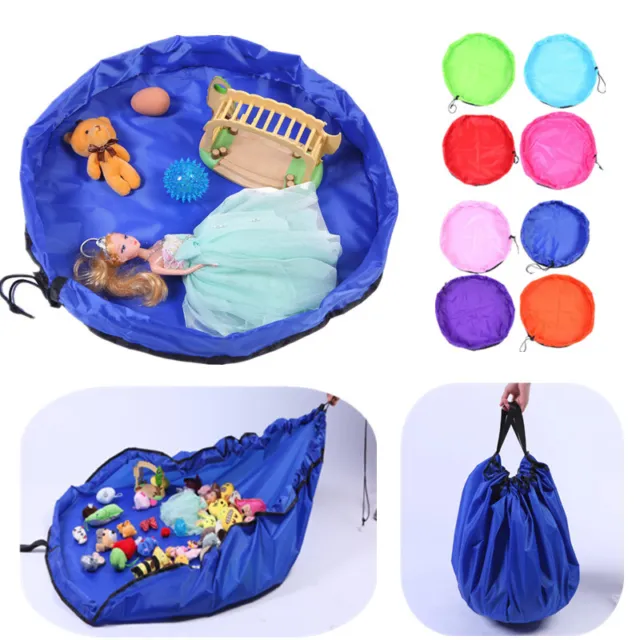 Large Toy Storage Bag Organizer Rug For Legos Portable Kid Outdoor Play Mat150cm