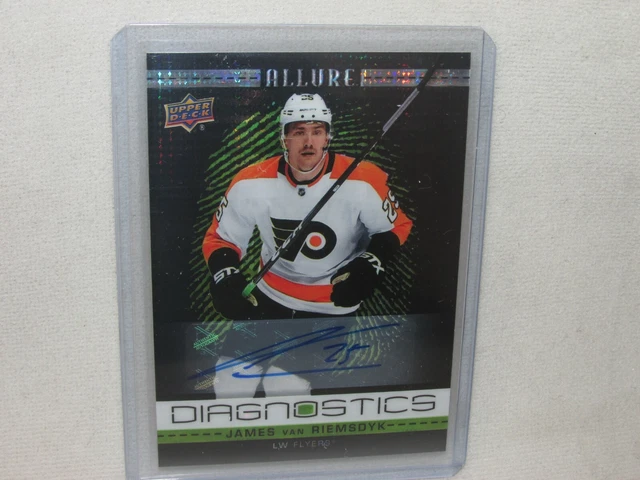 James Van Riemsdyk * 2020/21 Upper Deck Allure * Diagnostics Autograph * Flyers