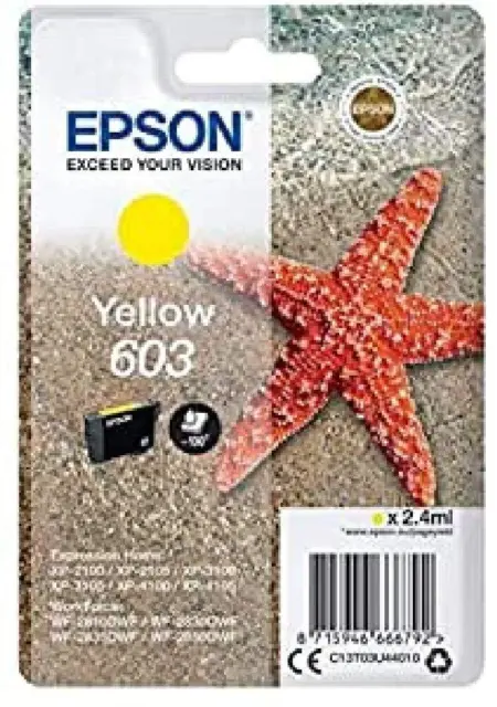 Epson - 604XL - C13T10H14010 - Ink/604XL 603XL Starfish 8.9ml BK