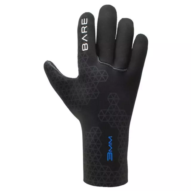 BARE - 3 mm S-Flex Glove - 5-Finger Tauchhandschuhe aus 4-Way Stretch Neopren