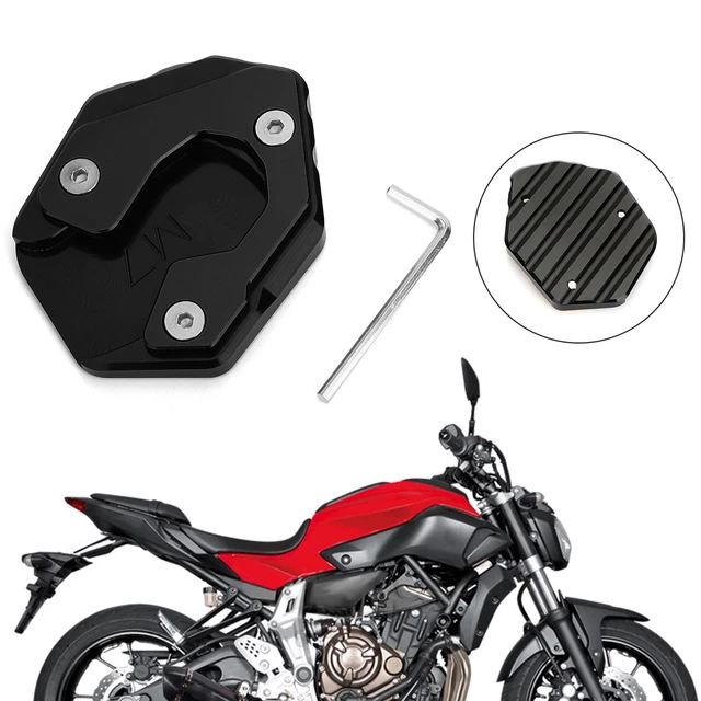Supporto laterale piastra supporto laterale ingrandimento per Yamaha MT-07 FZ-07 BK AH