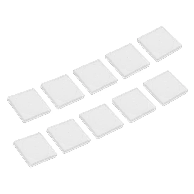 10 uds soporte para monedas maletín de colección de monedas, caja de visualización de monedas, para monedas de 20-40 mm, blanco