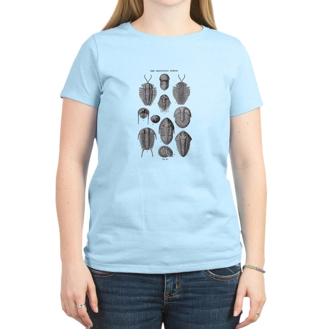 CafePress TRILOBITES Women's Light T Shirt Crew Neck Tee (696665379)