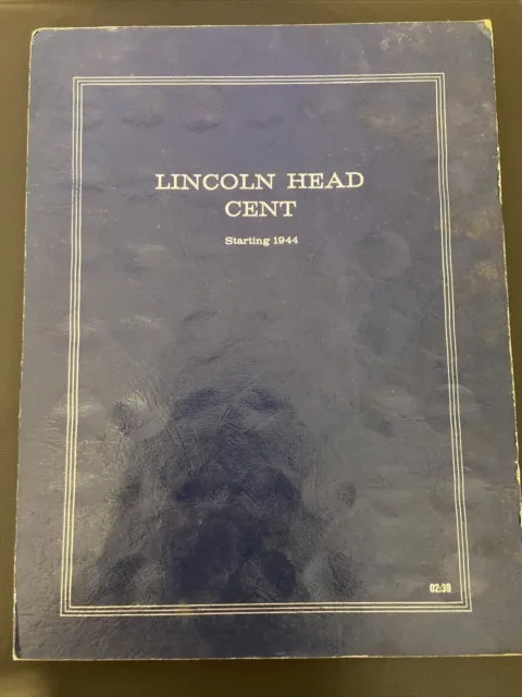 Lincoln Head Cent Collection Starting 1944 Partial Collection.