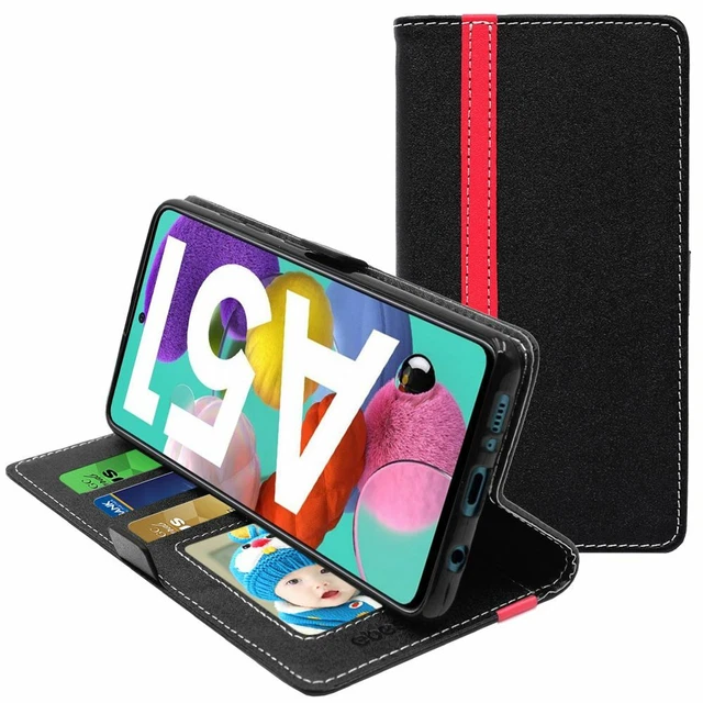 Coque pour Samsung Galaxy A51 A515F Portefeuille Housse PU Cuir Porte-Cartes