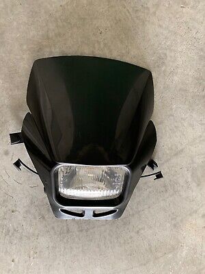 99-400150 Maschera mascherina fanale faro Duke nera per moto enduro cross motard 