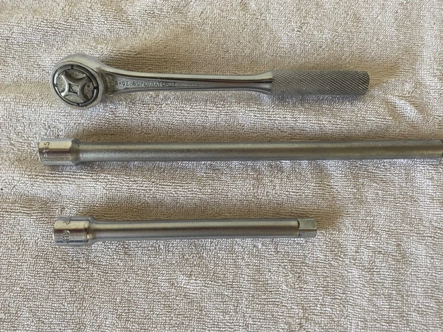 Williams 3/8 Ratchet B-52 And Two Extensions B-110 And B-115