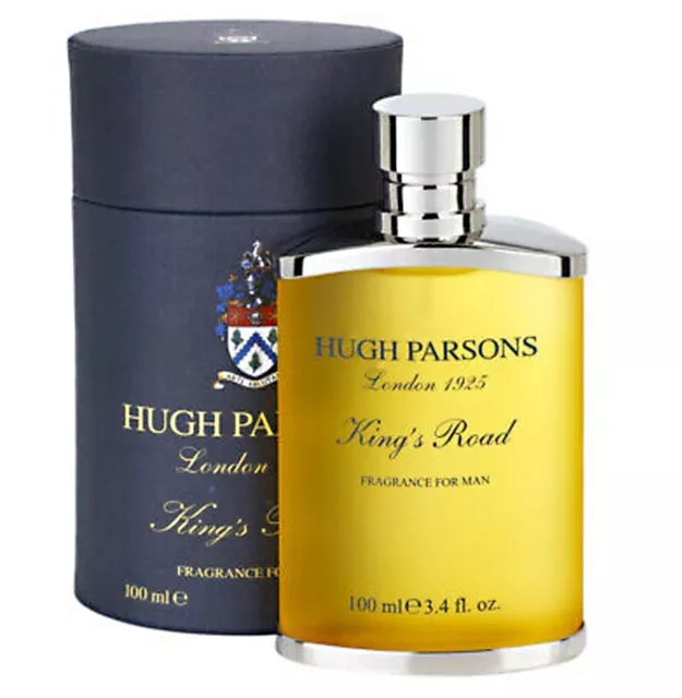 King's Road, Hugh Parsons, Eau de Parfum Natural Spray, 100ml. Nuovo.