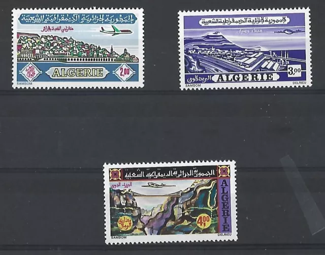 ALGERIE - TIMBRES NEUFS** N° 18 à 20 - PA - 1971/72 - VUES - VOIR SCAN