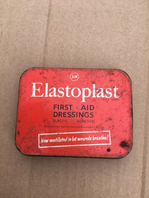 Vintage Elastoplast First Aid Dressings Tin