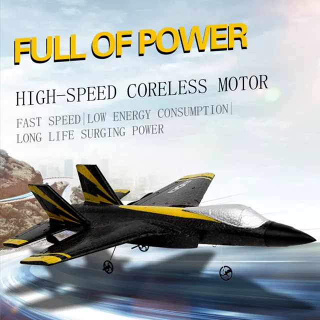 2.4GHz 2 Channels RC Aircraft Fixed Wing EPP Foam Electric Remote Control Glider 3