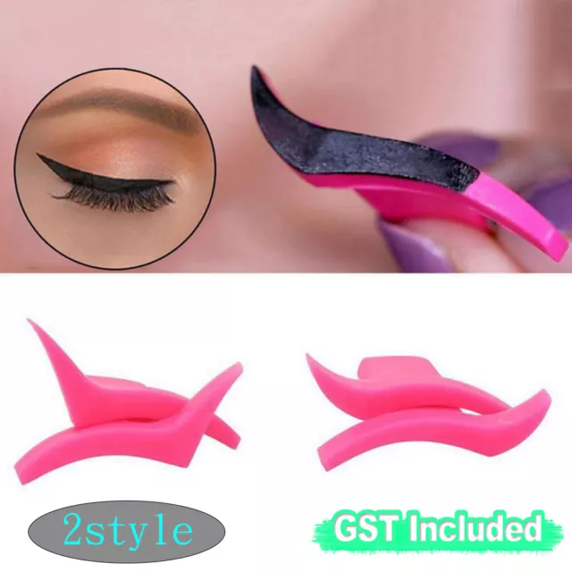 Wing Eyeliner Template Tool Cat Vamp Stamp Easy to Stencil Makeup Eye Kit