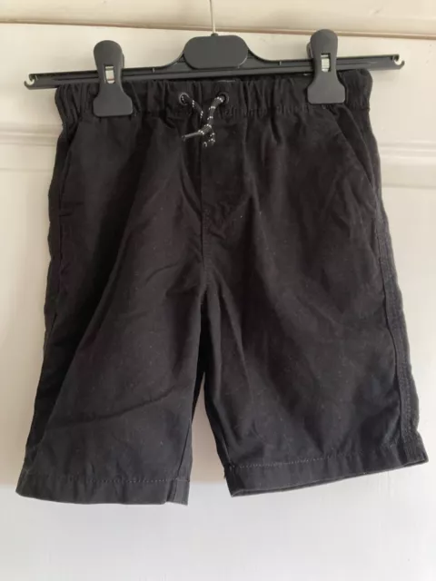 Boys Black Shorts  - NEXT - Age 7 Years - VGC