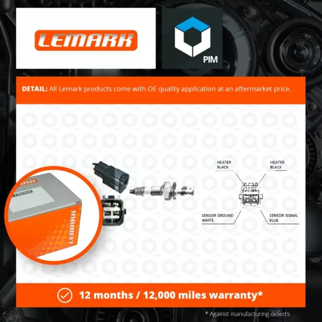 Lambda Sensor fits LEXUS LS400 4.0 97 to 00 1UZ-FE Oxygen Lemark 8946520730 New