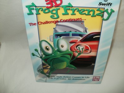 3D Frog Frenzy Challenge Continues PC CD-ROM Animation Swift New Sealed Box