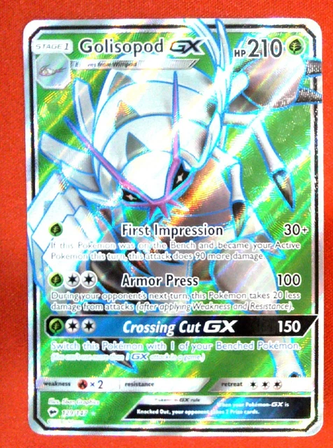 Golisopod GX (Full Art) 129/147 SM - Burning Shadows Pokemon NM622