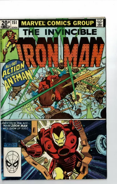 Marvel Comics The Invincible Iron Man Vol. 1 No. 151 October 1981