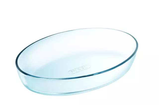 Pyrex Essentials Auflaufform Ovaler Glasbräter Ofenform Servierform Kochschüssel