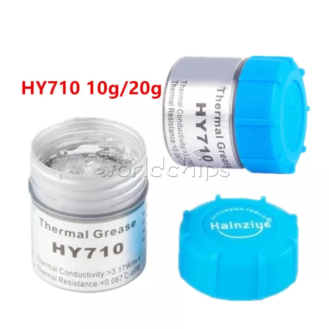 10g/20g HY710 Silver Thermal Grease Paste Compound Chipset Cooling For GPU CPU