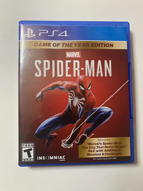 Marvel's Spider-Man (PlayStation 4, 2018) PS4 Preowned FREE SHIPPING