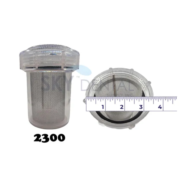 Up to 8x Dental Evacuation Canister Suction Vacuum Traps Filter 2300 (3 ½ x 4 ⅜)