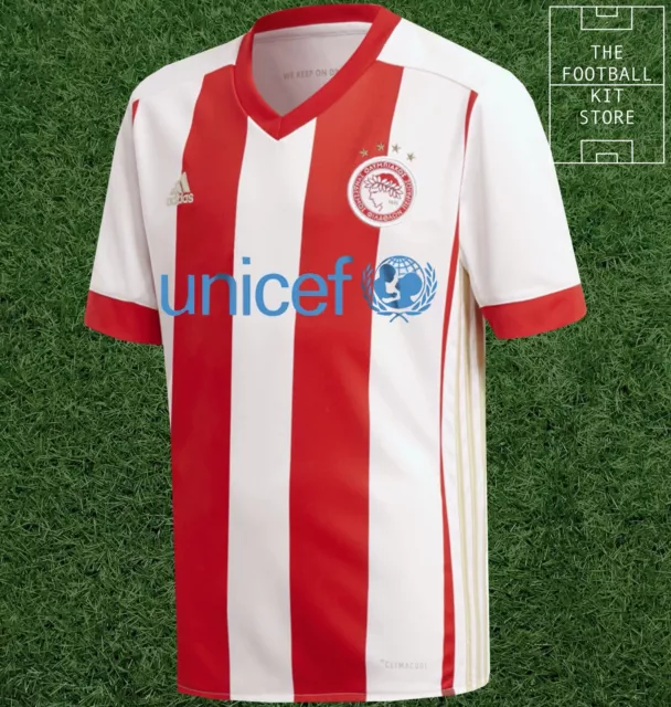 adidas Olympiakos Home Shirt Youth - Football Jersey - All Sizes