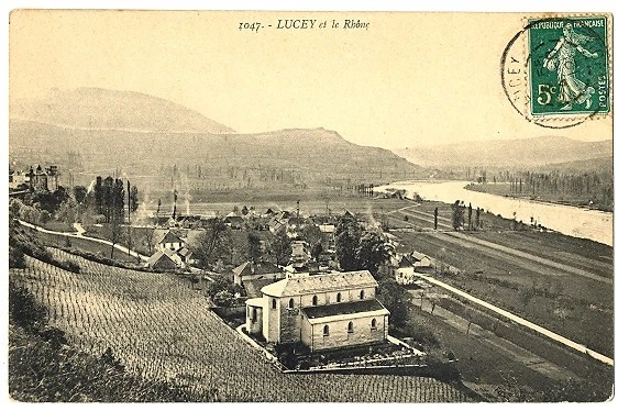CPA 73 Savoie  Lucey et le Rhône