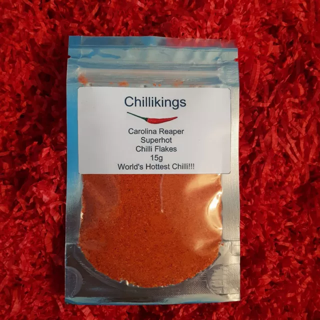 Carolina Reaper Chilli Powder! Worlds Hottest Chilli! 15g From Chillikings!