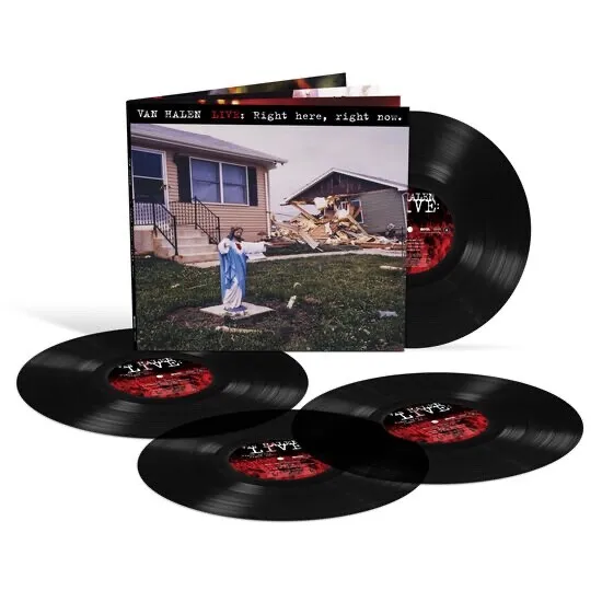 VAN HALEN Live: Right Here Right Now Vinyl 4LP xNEW & SEALED +3 Bonus