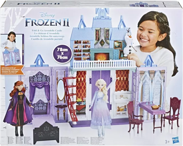 Disney Frozen II Fold & Go Arendelle Castle -- Kids Gift/Toys/Birthday gift