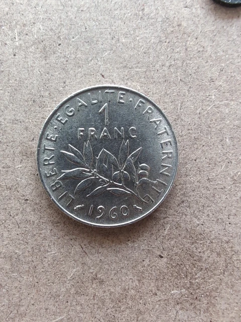 GADOURY 474 - 1 FRANC 1960 TYPE SEMEUSE Petit O - TTB à SUP - KM 925.1