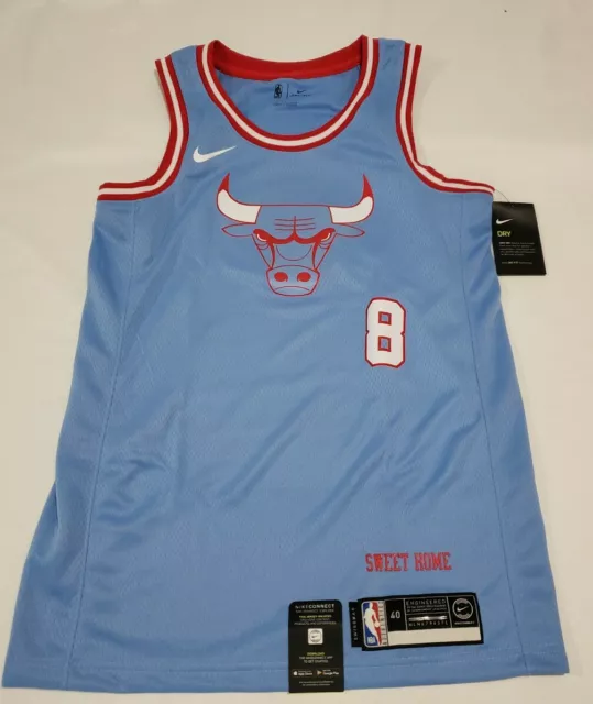 Nike Zach LaVine Chicago Bulls 2020-2021 City Edition Swingman NBA Jersey  48 L