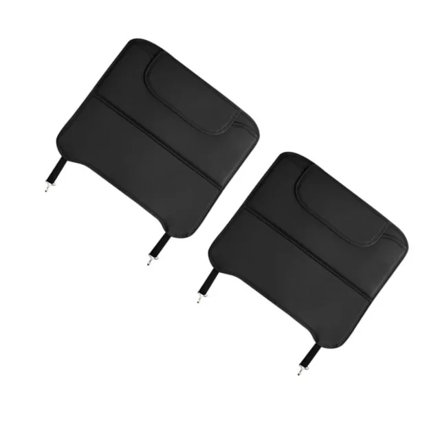 Seat Cover Auto Anti Kick Mat Pad Anti Kick Back Protector Car Storage Bags 2pcs