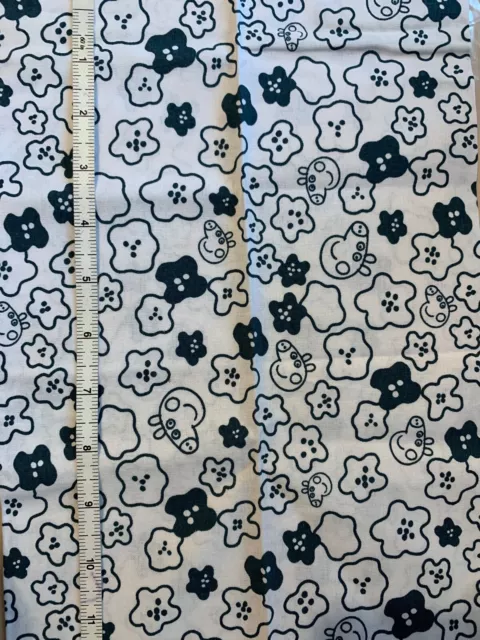 Peppa Pig Fat Quarter Tela de Algodón 43.2x55.9cm - Azul Oscuro en Blanco Fondo