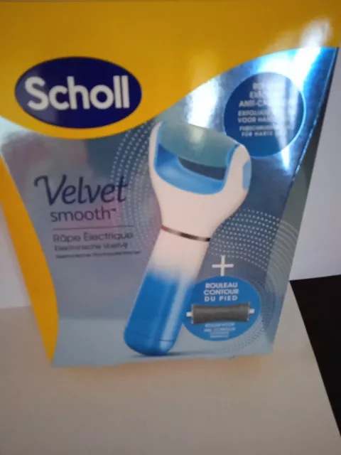 Dr. Scholl's Velvet Smooth Râpe Électrique - Bleu