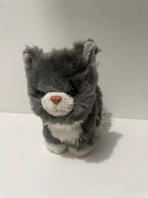 2017 American Girl Gray Cat Pet Plush Friends Forever Posable Kitty 5" Animal