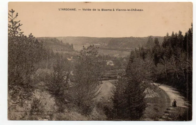 VIENNE LE CHATEAU - Marne - CPA 51 - Vue de la vallée