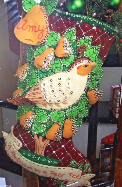 Vintage LeeWards KRIS KRINGLE ZOO Set of Felt Animals Ornaments Handmade