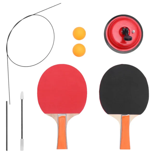 Bamboo Child Table Tennis Trainer Kit Pong Training Tool Practice