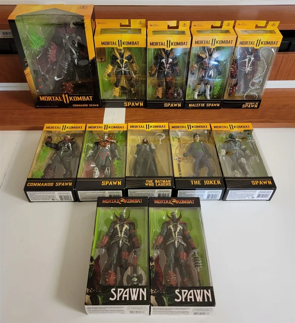 MCFARLANE TOYS MORTAL Kombat Figures Lot of (12) Spawn The Joker Batman