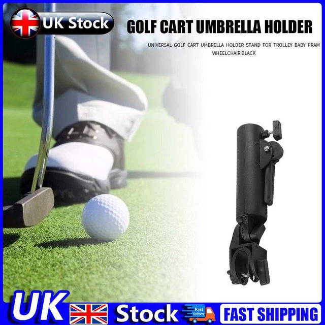 For Trolley Baby Pram Golf Cart Umbrella Holder Double Lock Connector Stand UK
