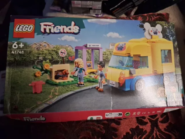 LEGO FRIENDS: Dog Rescue Van (41741) New , Box  Bit Squished !