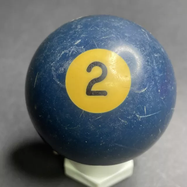 Vintage 1960s #2 Billiard Aramith American Snooker Pool Ball 2-1/8" Diameter