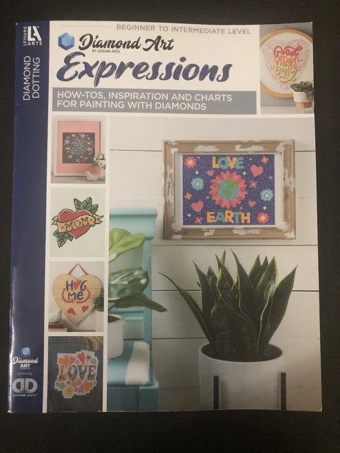 Gráfico y libro de ideas de expresiones artísticas de diamantes