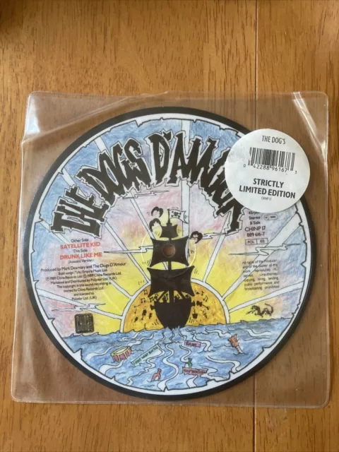 The Dogs D’Amour Satellite Kid 7” Picture Disc